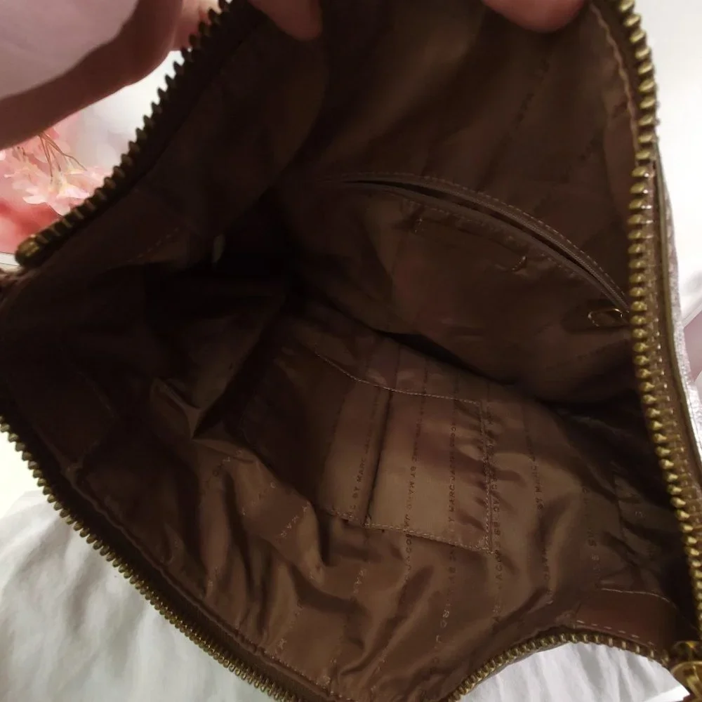 Marc by Marc Jacobs Globetrotter Wild Wild Willa Hobo Brown Bag Shoulder